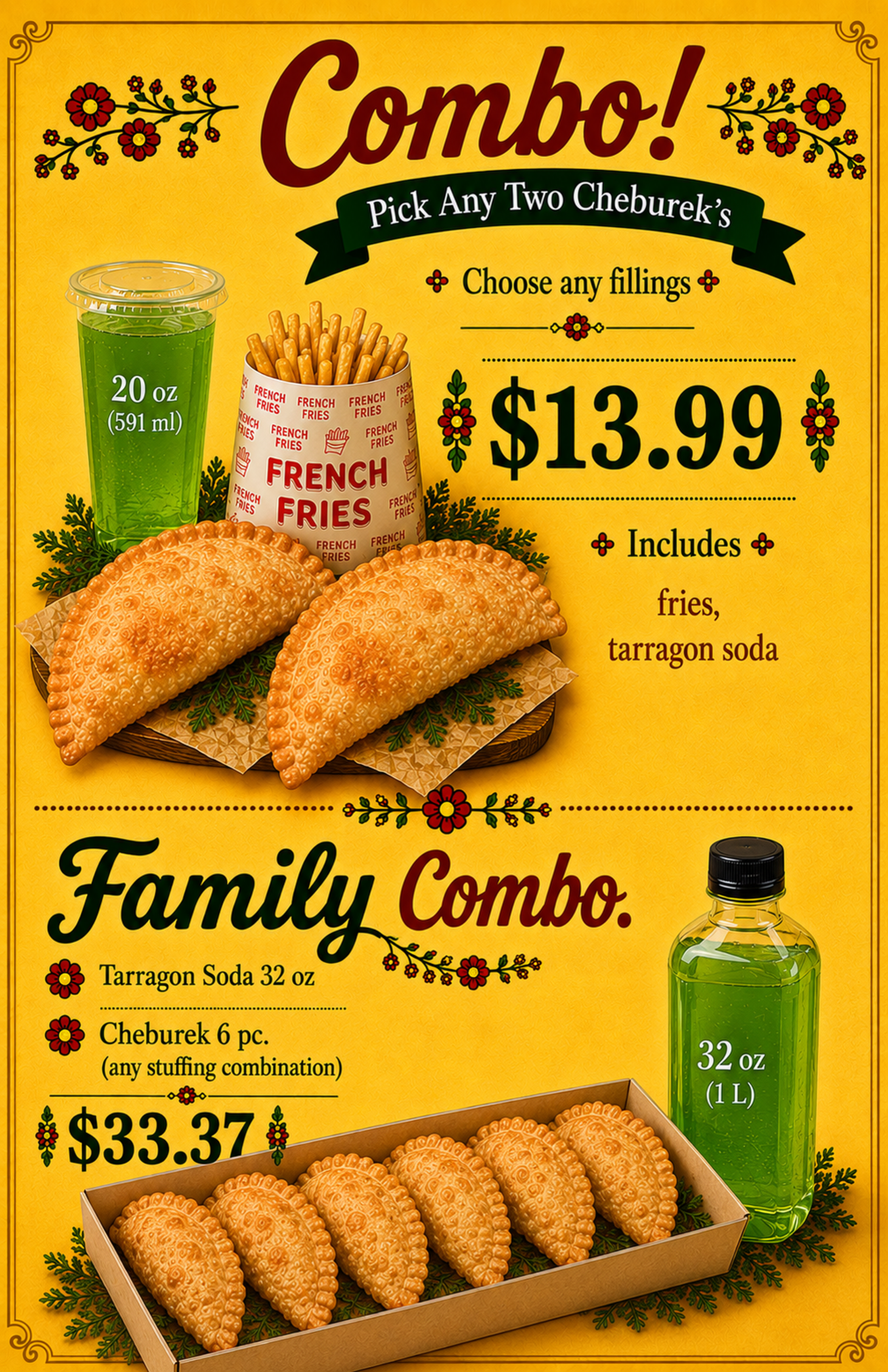 Promotion Combo and Family Combo