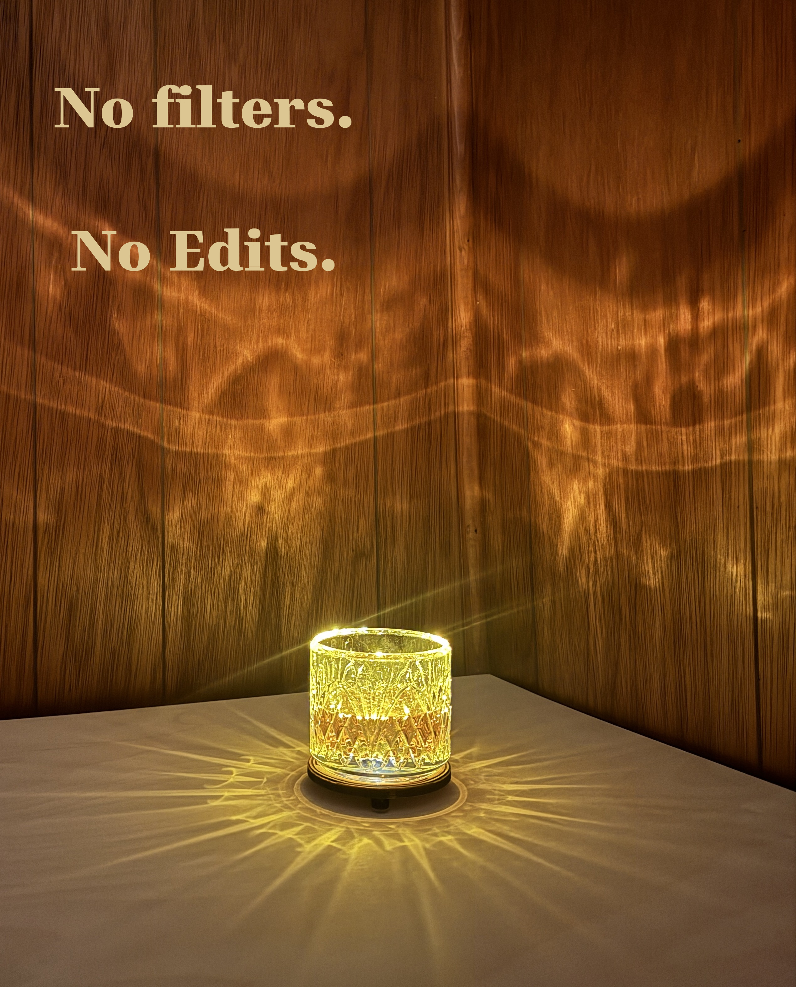 LED Drink Coasters Set of 2 (Wooden Gift Box)